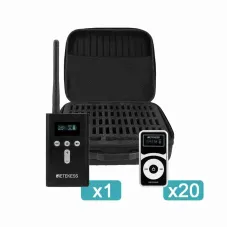 Retekess T130P T131P Système Whisper Pour Voyages en Groupe, Formations ou Visites d'usine Avec Mallette de Transport