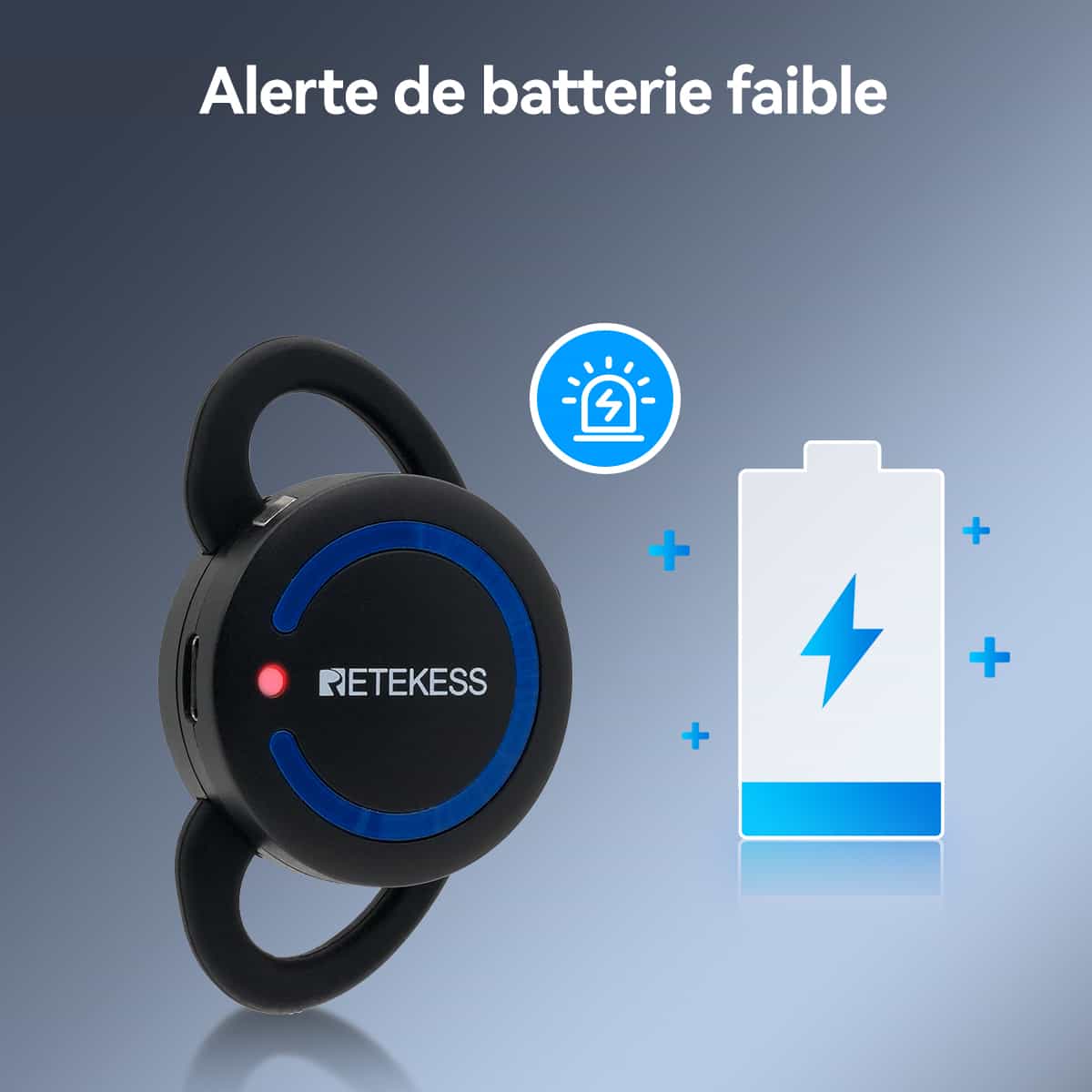 Récepteur D'oreillette pour Guide Touristique TT126R en Conjonction avec le Système de Guide Touristique TT126 pour le Tourisme, la Visite D'usine, la Conférence