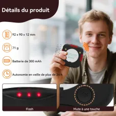 TD186 Système de Téléavertisseur Empilable pour Restaurant avec Support Amovible Anti-basculement