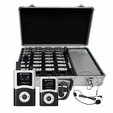 T130U T131U Systèmes Tour Guide Anti-interférence avec Boîtier de Chargement à 32 Emplacements