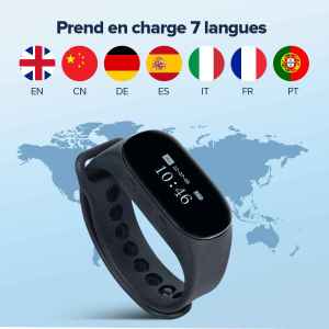 Retekess TD154 système d'appel sans Fil pour Serveur, Système d'Appel pour Cuisine, Clavier Émetteur Supporte Écrans Tactiles, Fonction d'Appel à Touche Unique, 7 Langues Montre pour Cuisine Restaurant