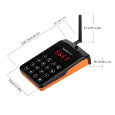 Retekess TD156 Bipeur Longue Distance 800M Antivol Durable Anti-Chute Restaurant Bipers