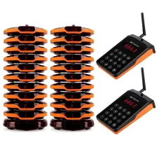 Retekess TD156 Restaurant Beepers Téléavertisseur Longue Distance avec 2 Keboards pour les Restaurants, la Restauration, les appels de Club dans Différentes Zones