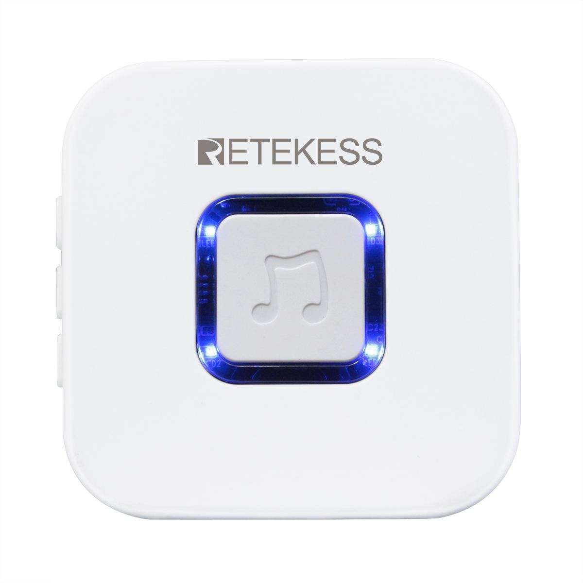 Retekess TH101 Système d'Appel d'urgence sans Fil Petit Bouton SOS et Sonnette Récepteur pour Enfants Âgés en Maison Hôpital Famille