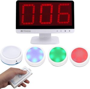 Retekess TM101 Système de Buzzer Concours de Répondre Rapide Scolaire Concours de Connaissances