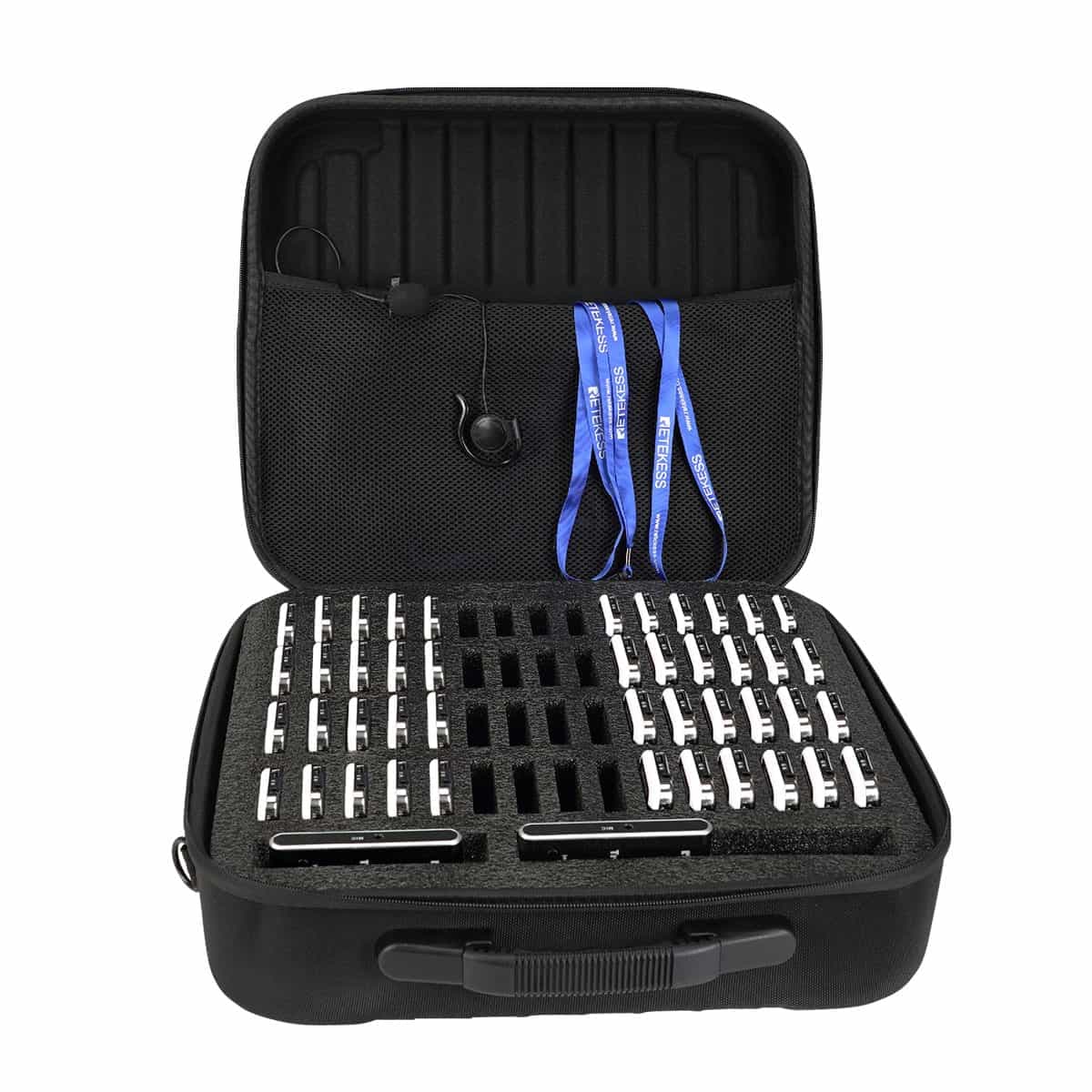 Retekess TT018 Mallette de Transport 60 ports pour Système de Visite Guidée T130 TT102 TT110