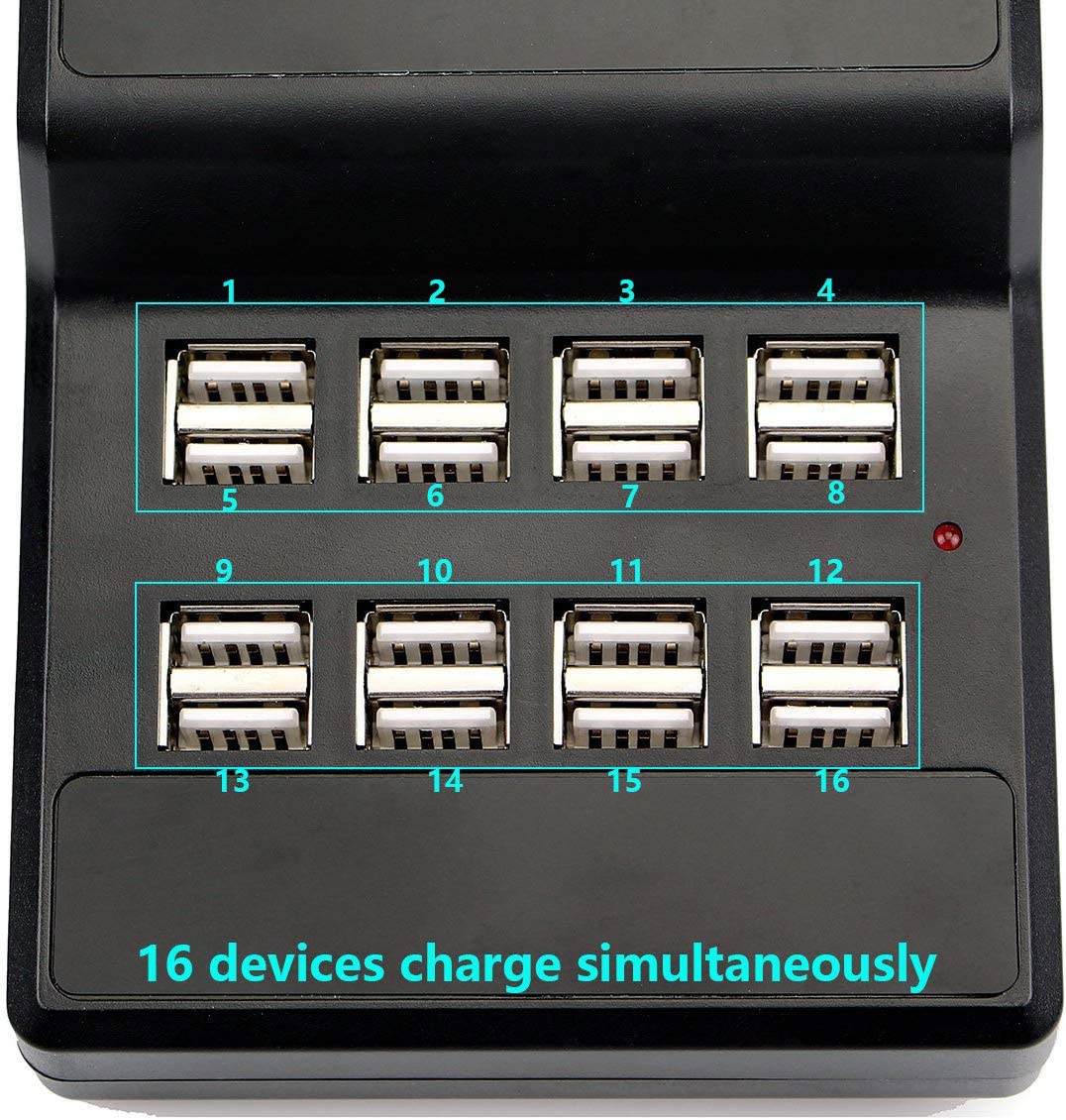 Retekess TT002 16 Ports USB Base de Chargeur pour Système de Guide Touristique