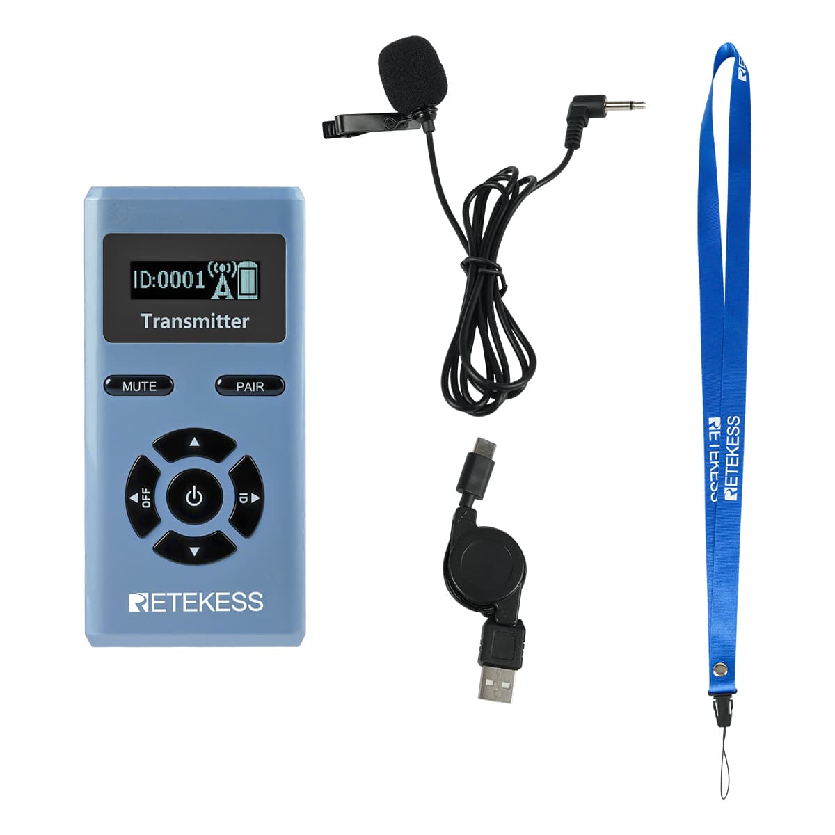 Retekess TT106S Émetteur de Guide Touristique sans Fil et Pratique 