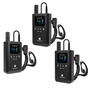 TT129 Système de Communication Sans Fil Duplex Intégral,Prend en Charge 3 Émetteurs Parlant en Même Temps
