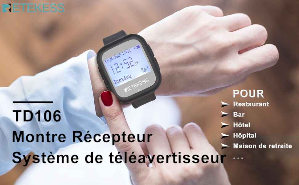 Retekess TD106 Sistema di Chiamata