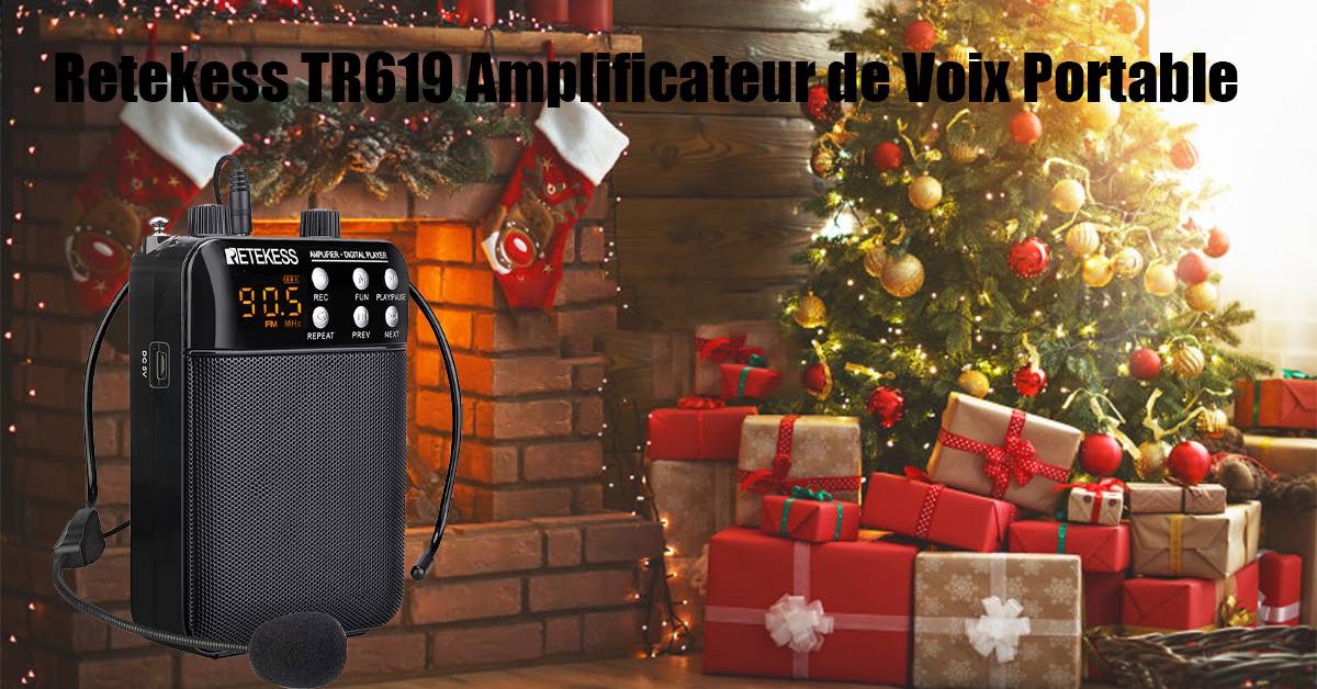 Retekess TR619 Amplificateur de Voix Portable 