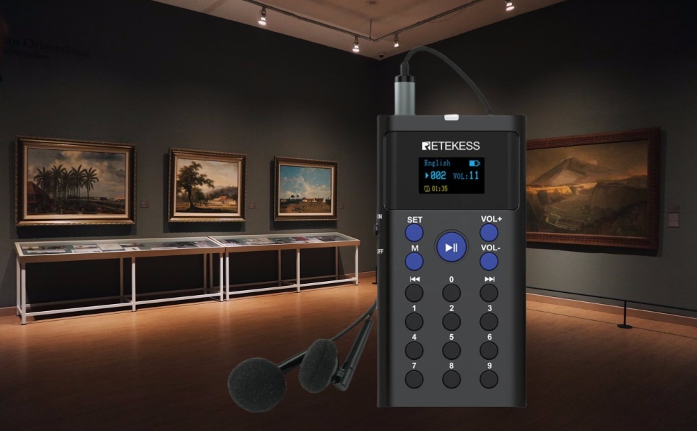 L'avenir des Visites de Musées Autoguidées : Comment le Retekess TT128 Améliore-t-il L'expérience du Visiteur ?