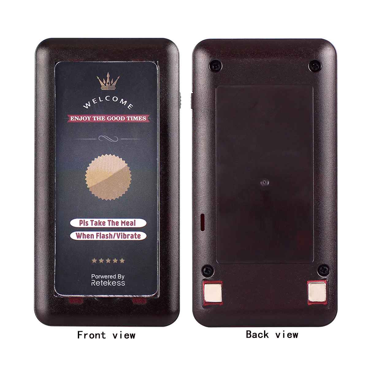 Retekess T115 Pager Bipeur Récepteur pour T115 Système d’Appel sans Fil (5 Pagers)