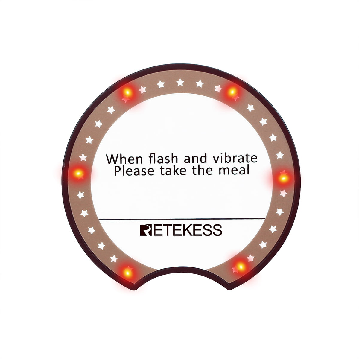 Retekess TD162 Système d’Appel sans Fil, Mini Restaurant Bipeur, Stable 10 Coasters, 32 Modes d’Appel 250s Duration 20H en Veille, 400M Écran Tactile Facil Utiliser Hôpital, Restaurant, Snack, Bar