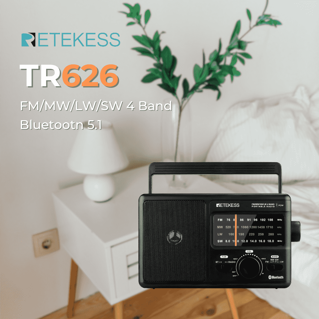 TR626 Portable Radio Mains and Battery