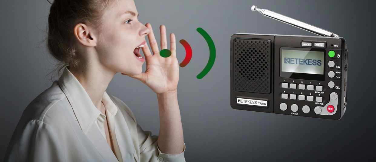 Comment utiliser une radio portable pour enregistrer du son?