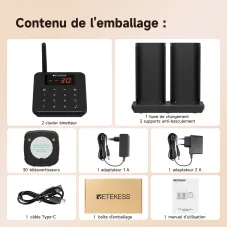 TD186 Téléavertisseur de Restaurant avec Conception Anti-dumping Divisée