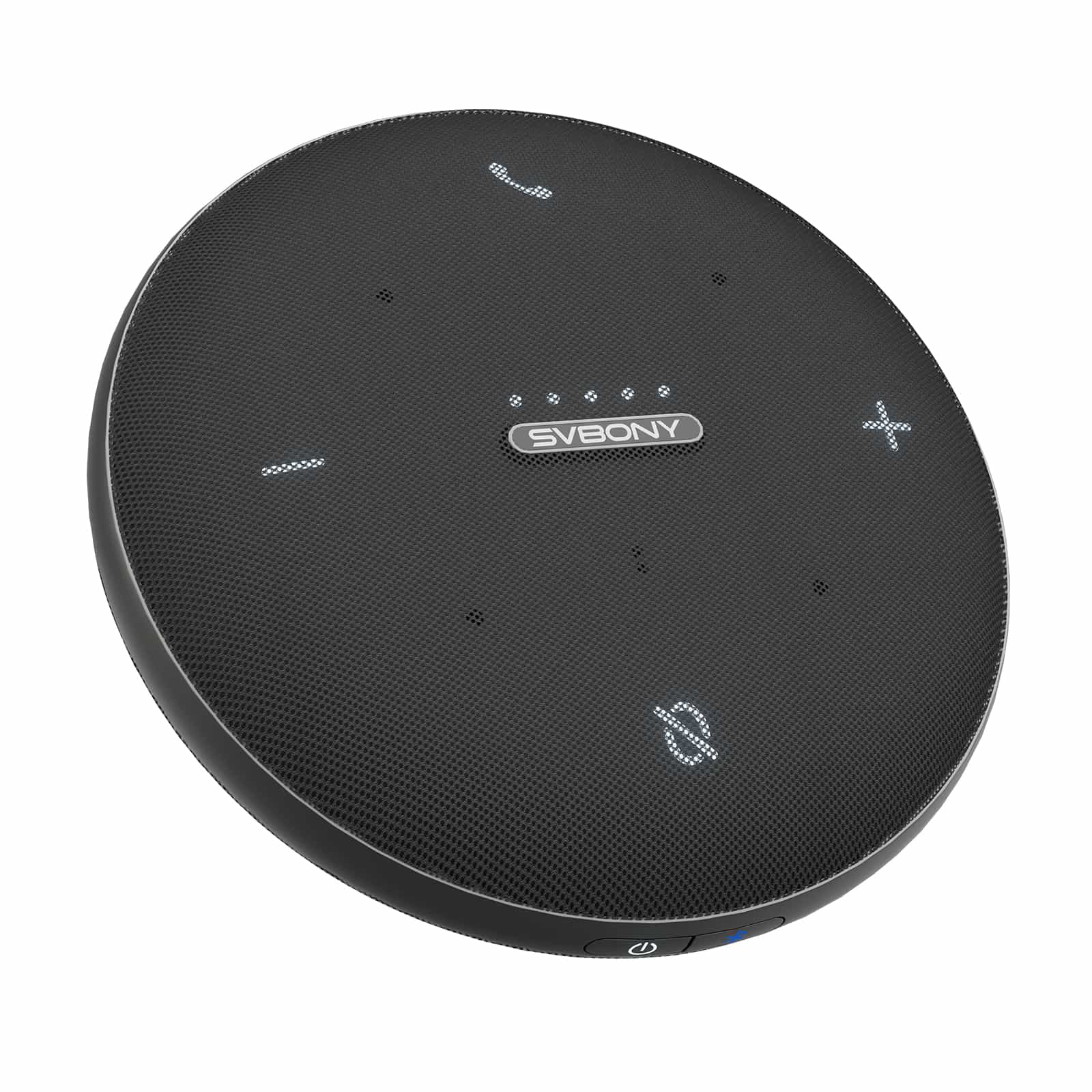 Microphone de Conférence Omni2 360° en Pleine Duplex avec Réduction de Bruit IA