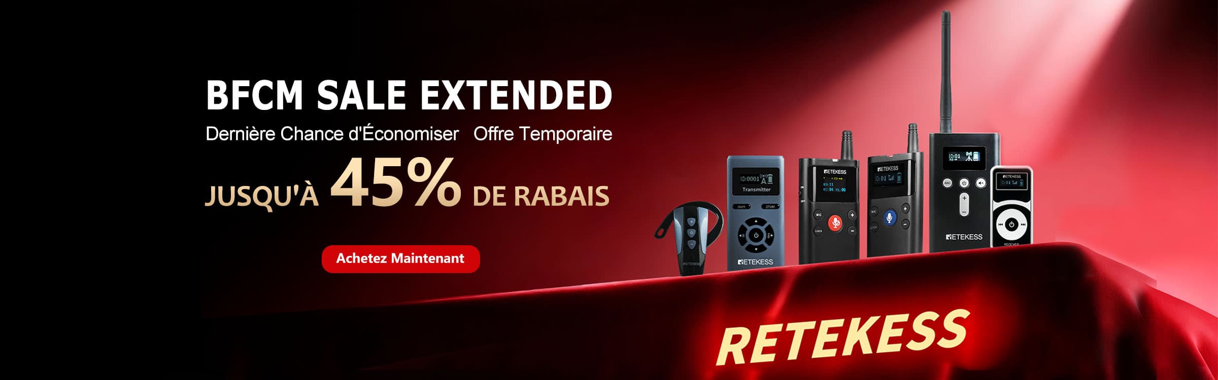 Retekess Black Friday Cyber Monday Sale