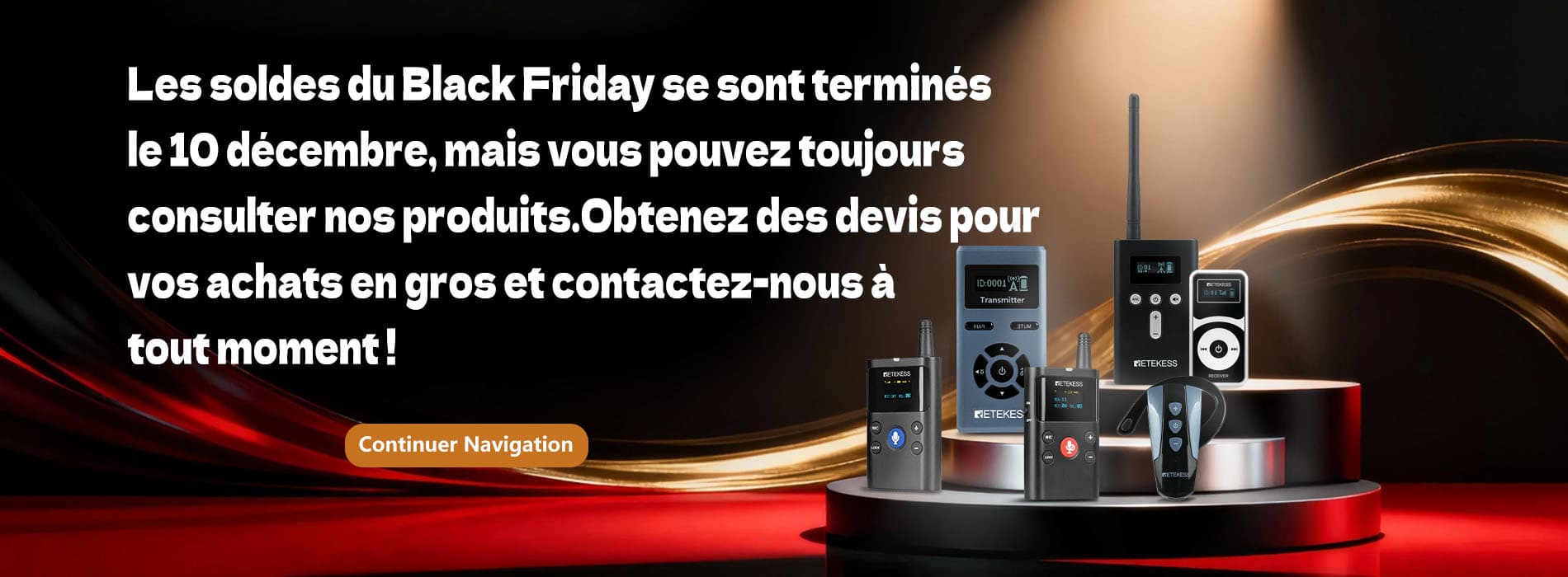 Retekess Black Friday Cyber Monday Sale