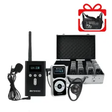 T130P T131P(T130 3rd) Audiophone pour Guide Système Audioguide, Adecuada para Turismo y Visitas a Fábricas