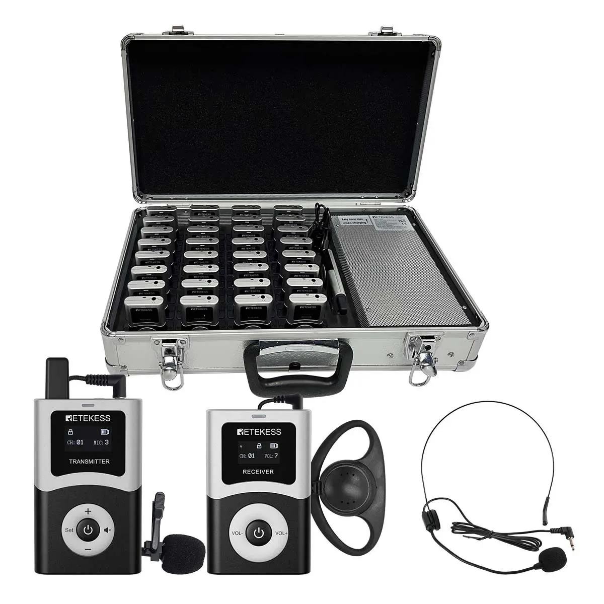 T130U T131U Système de Tour Groupal Digital Transmission UHF | Idéal pour la Tour Eiffel, le Louvre et les Musées de France