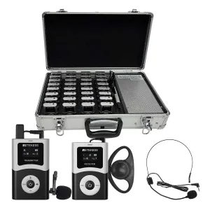 T130U T131U Système de Tour Groupal Digital Transmission UHF | Idéal pour la Tour Eiffel, le Louvre et les Musées de France