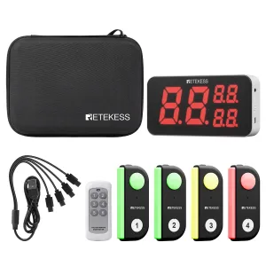 Système de buzzers sans fil TM103 pour jeux-questionnaires, compétitions et événements interactifs.