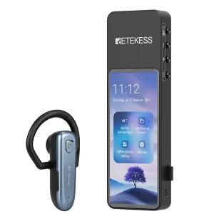 TT136 Appareil De Traduction Audio Multilingue Pour Groupes, Interprétation IA En Temps Réel En 120 Langues, Système De Traduction Pour Tours Et Conférences One-To-Many, Diffusion Double Canal, Longue Portée 2.4G, Disponible en septembre