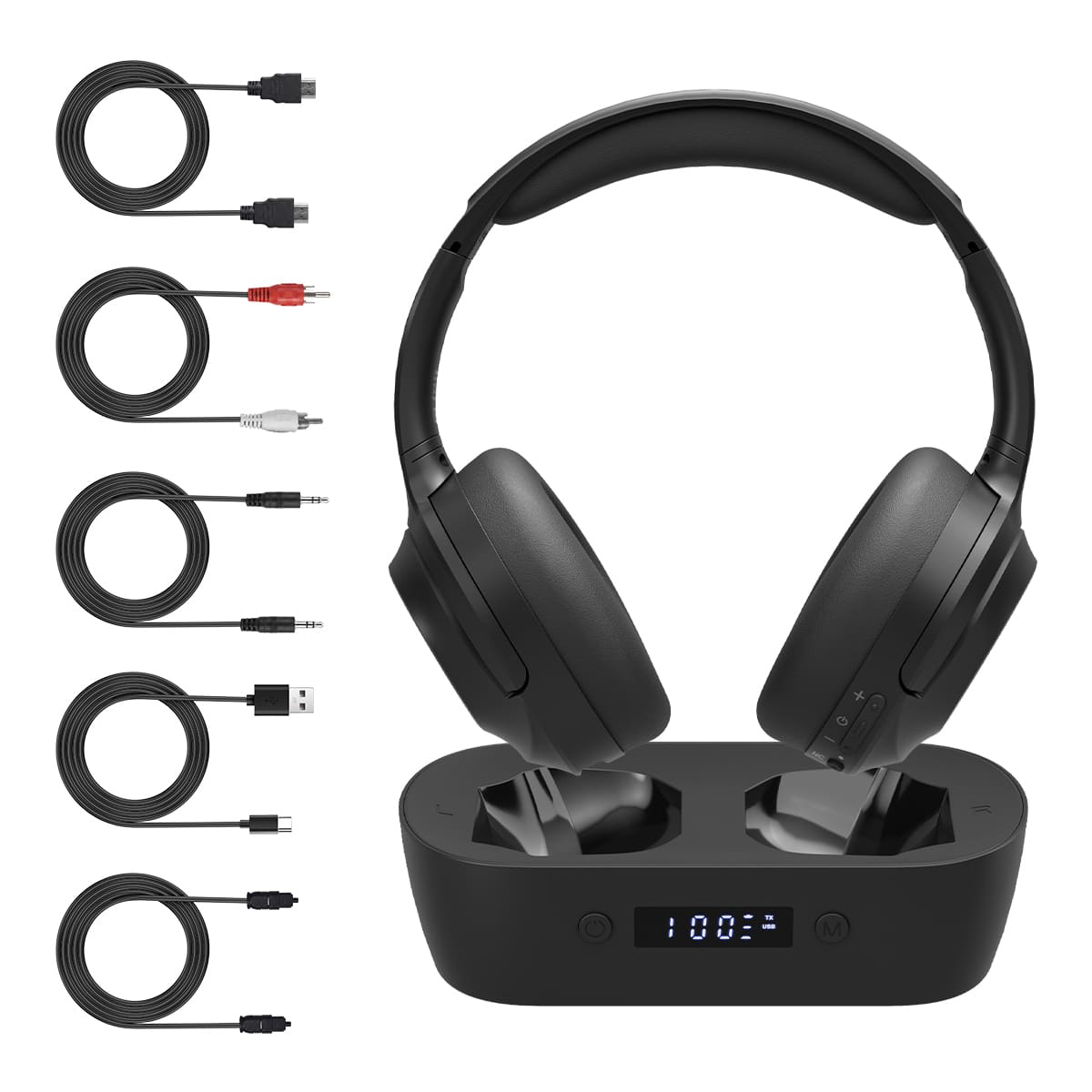 Retekess TA010 Casque Bluetooth à Réduction de Bruit pour TV