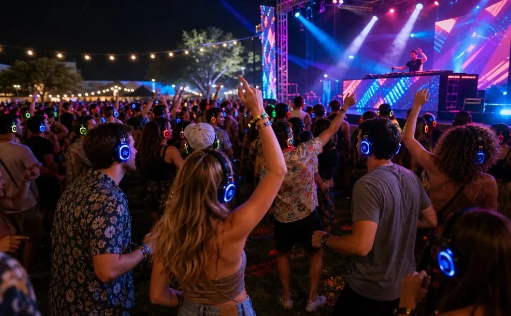 Comment la silent party résout le plus gros problème des festivals de musique en extérieur : les plaintes liées au bruit et les couvre-feux