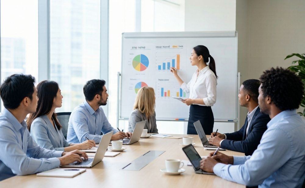 Appareils de traduction IA pour la formation à la communication de groupe multilingue