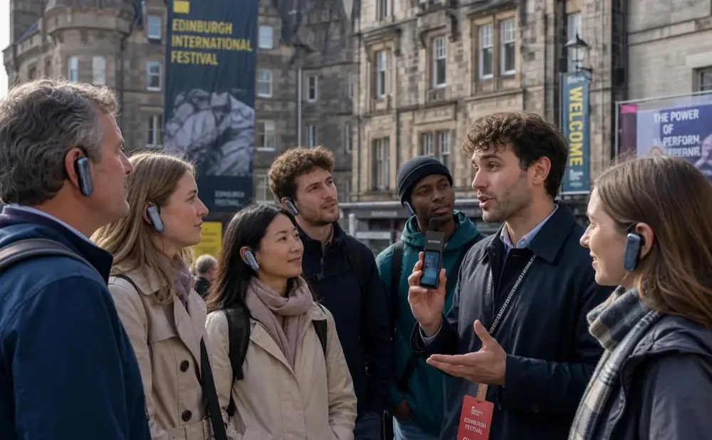 Edinburgh en tête : les visites guidées audio dynamisent les festivals mondiaux