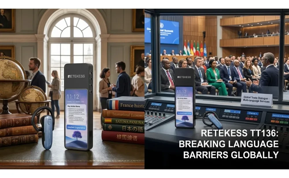 Au-delà de la traduction : comment le Retekess TT136 redéfinit la communication de groupe à l'horizon 2026